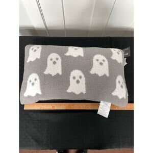 Storehouse Ghost Pillow Gray White Plush Rectangular Removable Cover New w/ Tags
